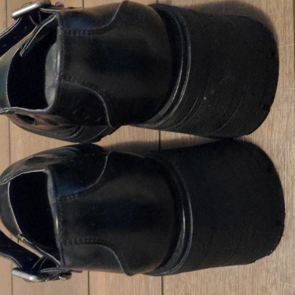 Jenn Ardor Black Platform Mary Jane Shoes Chunky Block Heel Lug Sole Size 10 - Picture 6 of 9